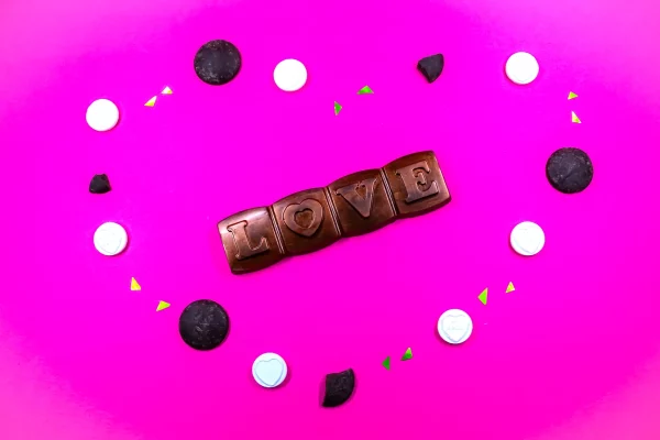 Maldon Love - Dark chocolate mint filled bar