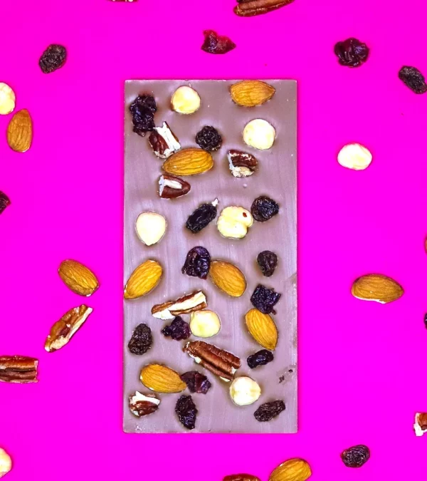 Luxury Fruit & Nut Milk Chocolate Bar