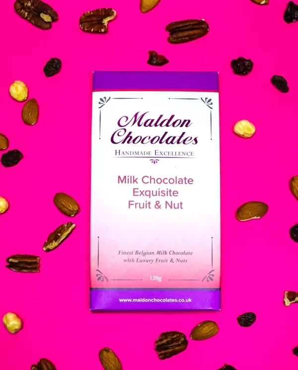 Luxury Fruit & Nut Milk Chocolate Bar - Image 2